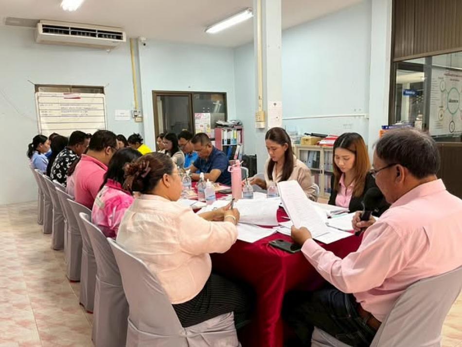 ประชุมคณะกรรมการบริหารกองทุนหลักประกันสุขภาพตำบลตกพรม ประจำปี 2568